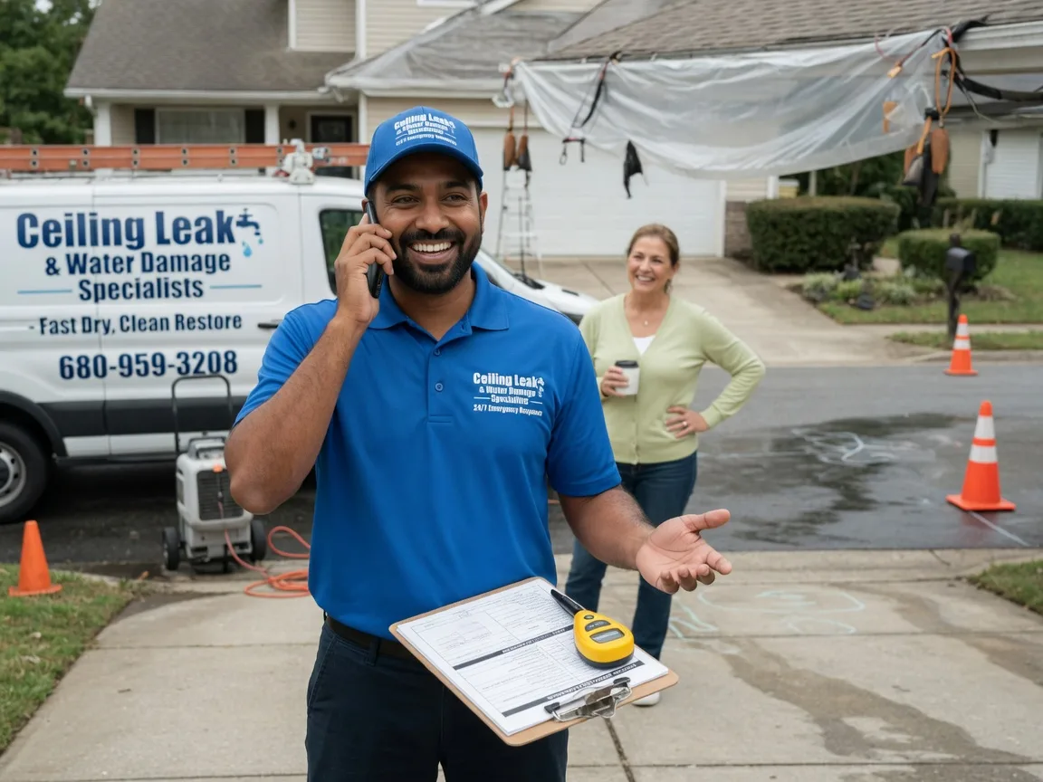 Ceiling Leak Cleanup Eva, TN FAQs